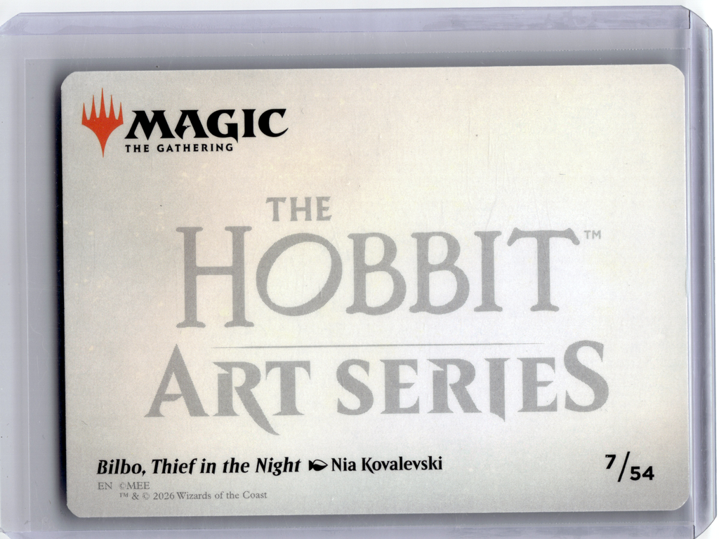 2026 MagicTG—Bilbo, Thief in the Night #7 ASHOB—Special (Gold-Stamped Signature)