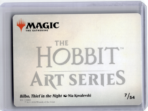 2026 MagicTG—Bilbo, Thief in the Night #7 ASHOB—Special (Gold-Stamped Signature)