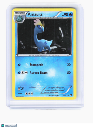 2014 Pokemon—Amaura #25/111 Miscellaneous Cards & Products—Promo Holo