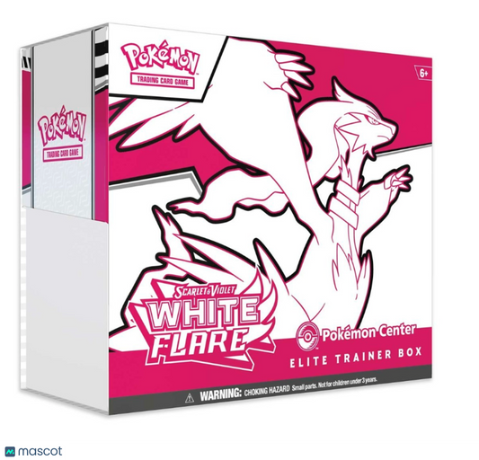 2025 Pokemon Scarlet & Violet White Flare Pokemon Center Elite Trainer Box