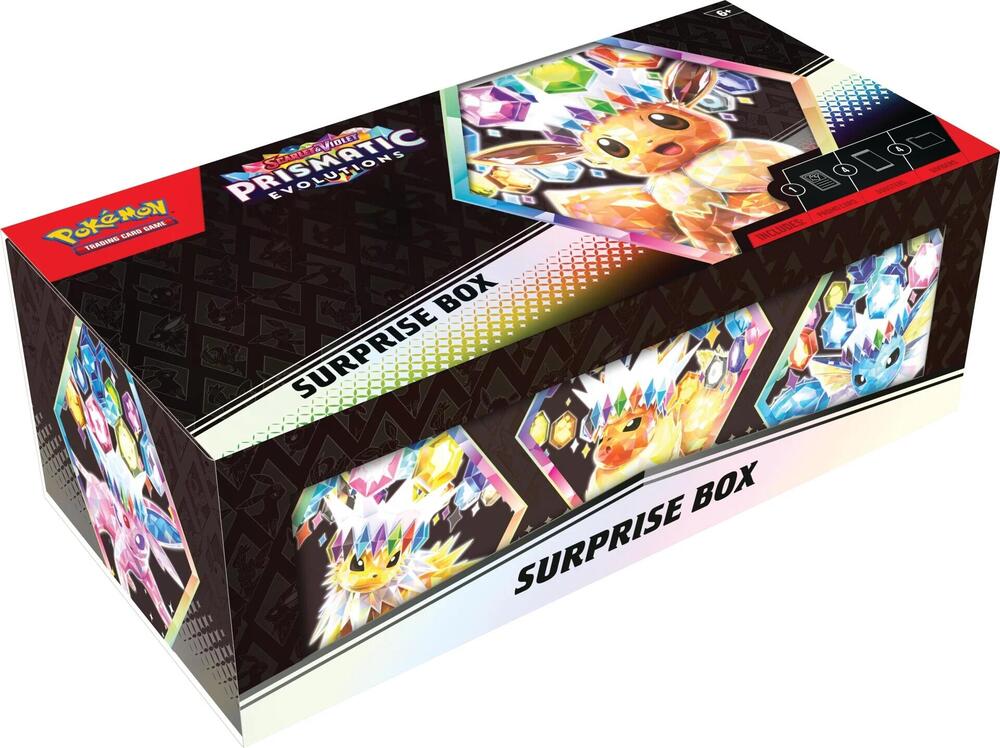 2025 Pokemon Scarlet & Violet Prismatic Evolutions Surprise Box