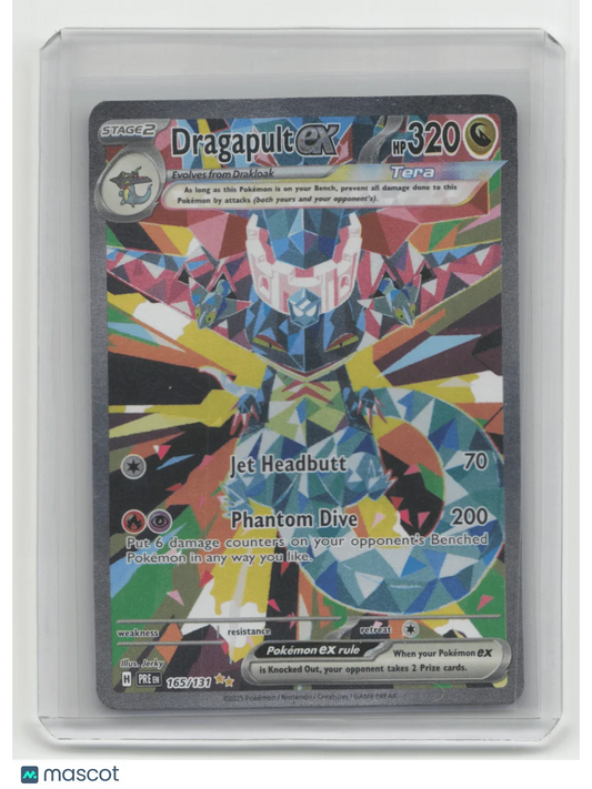2025 Pokemon TCG Dragapult ex Prismatic Evolutions #165/131 - Papa Joey's Collectibles