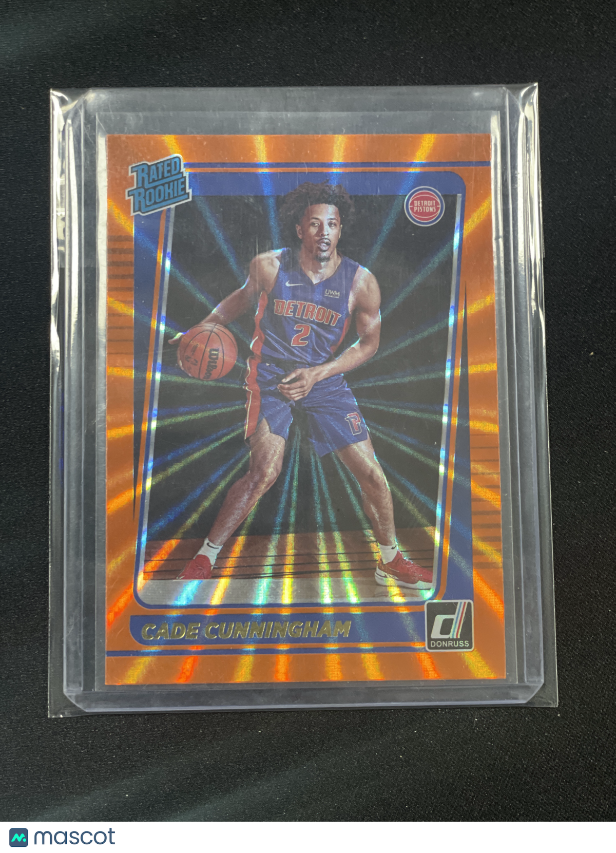 Donruss Basketball Cade Cunningham Orange Laser #211