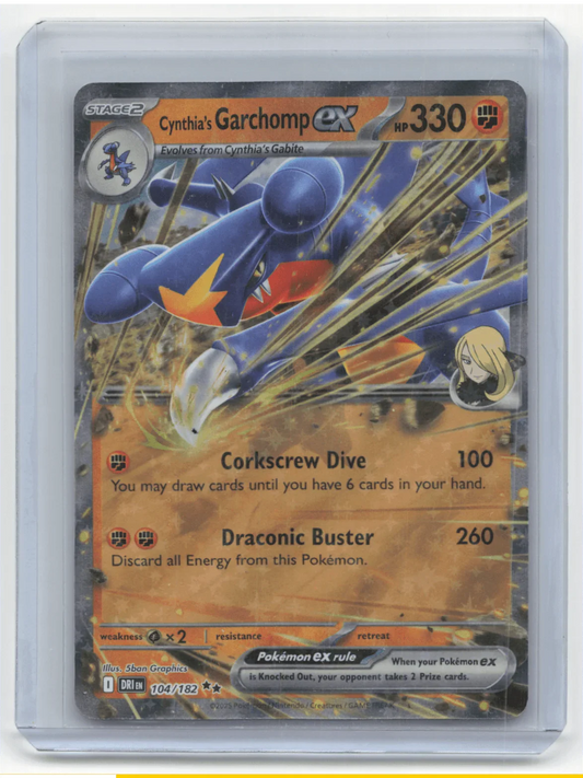 2025 Pokemon TCG Garchomp EX Destined Rivals #104/182 - Papa Joey's Collectibles