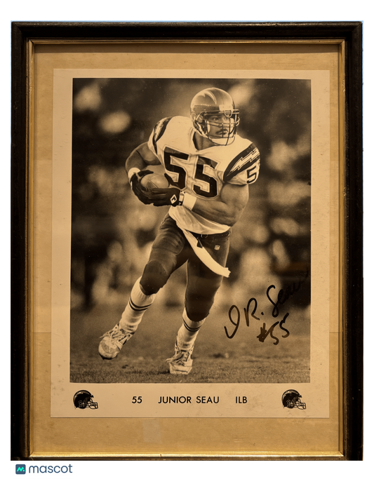 Junior Seau San Diego Chargers Signed Photo w/ COA