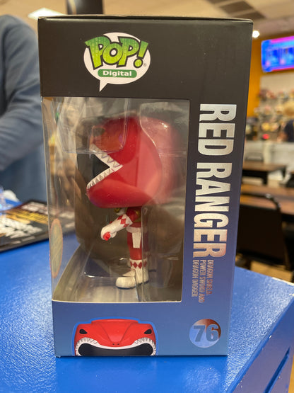 Funko Red Ranger: Dragon Shield, Sword, & Dagger #76 (VG) NFT Release 1875 PCS