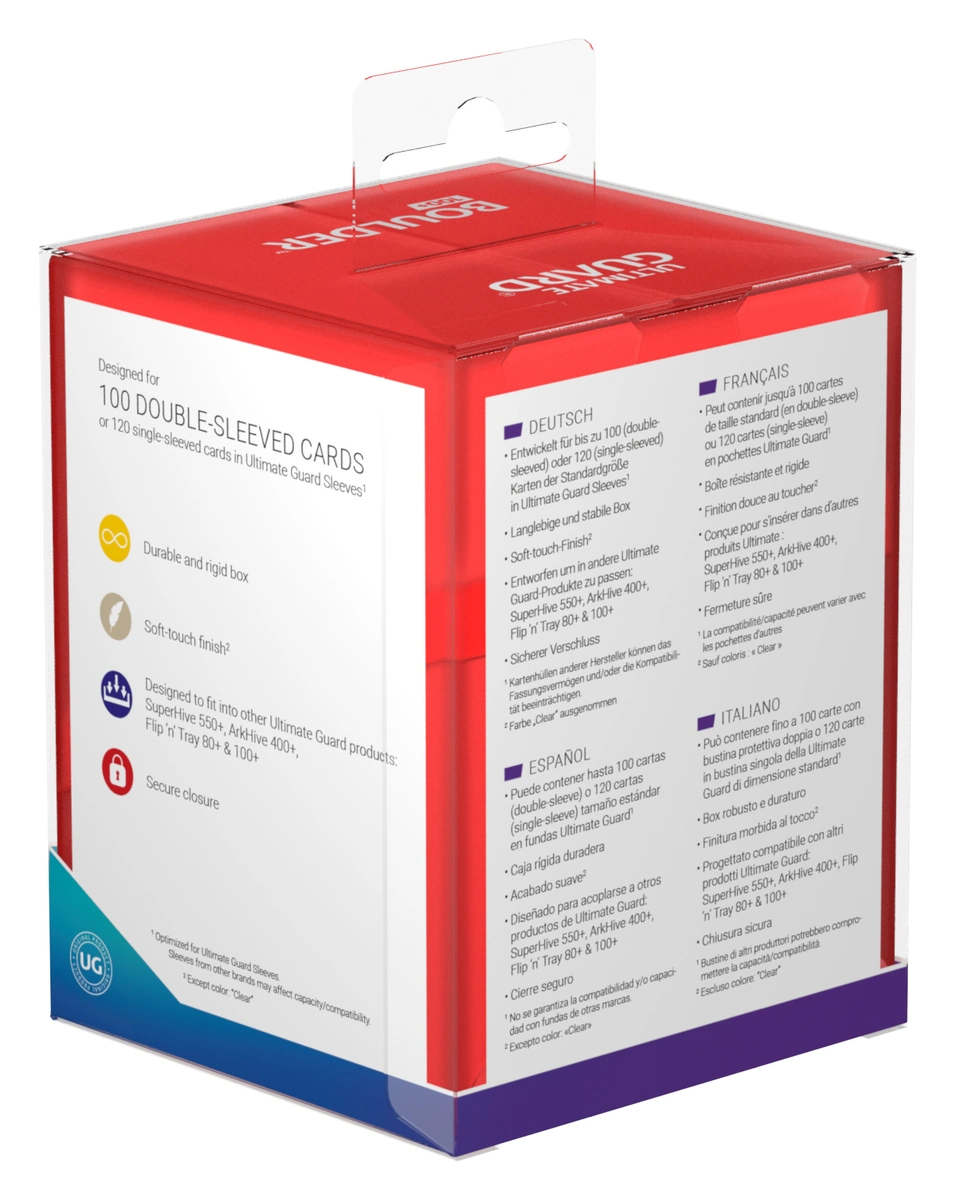 Ultimate Guard Ruby Boulder 100+ Deck Box