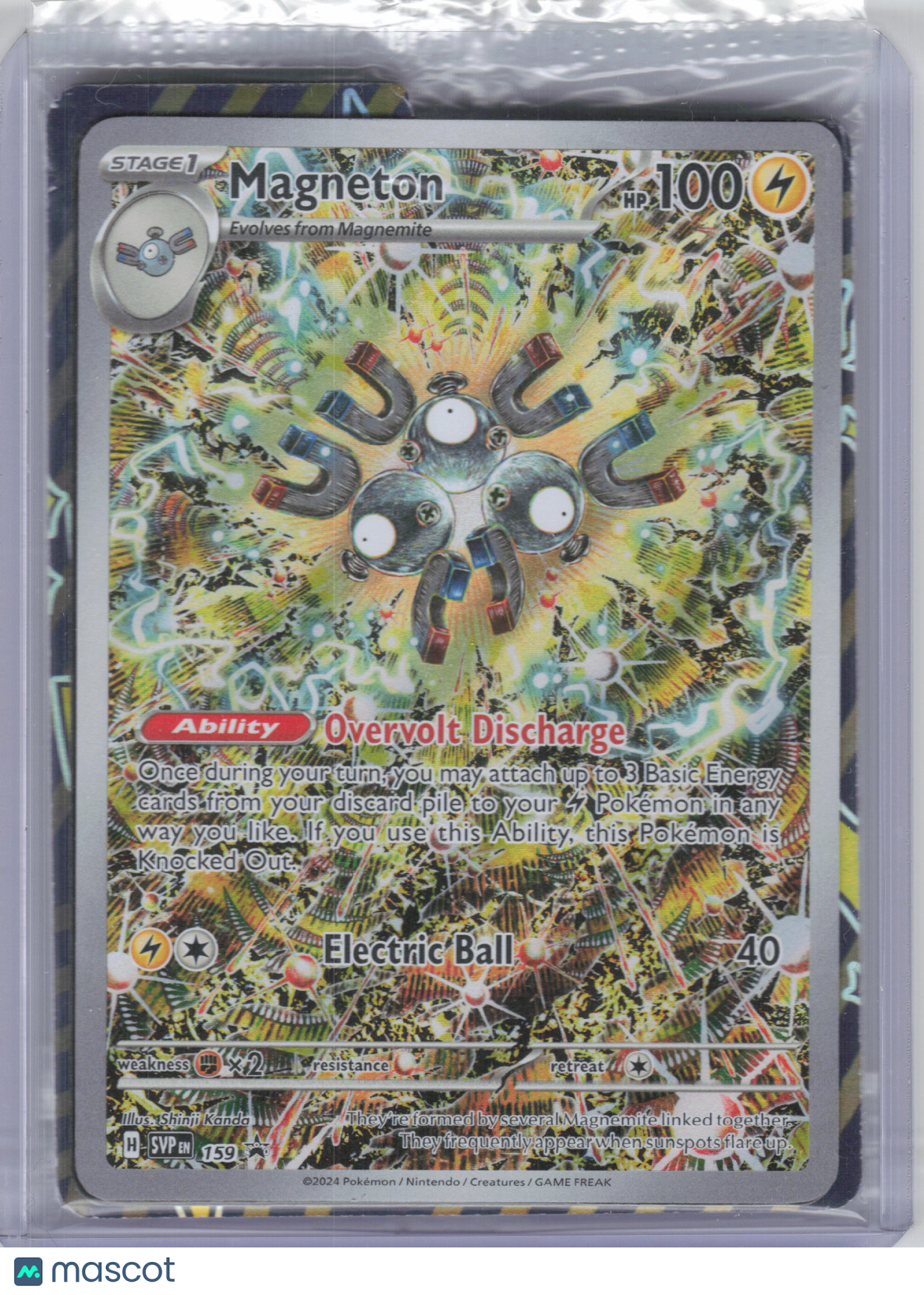 2024 Pokemon—Magneton #159 Scarlet & Violet Promo—Black Star Promo Holo [Sealed]