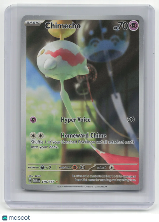 2024 Pokemon Chimecho Twilight Masquerade #179/167 - Papa Joey's Collectibles