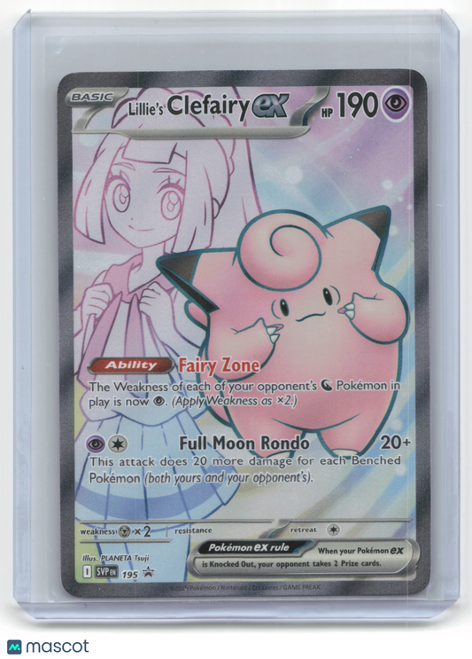 2025 Pokemon TCG Clefairy EX Journey Together #SVP 195 English Promo