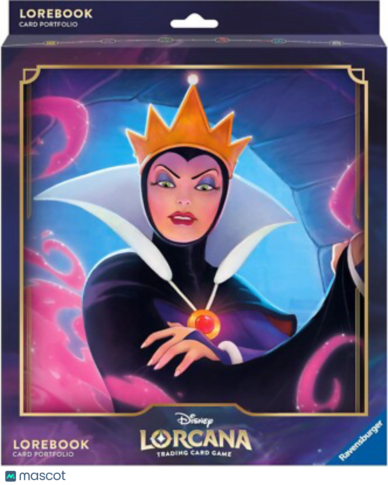 Disney Lorcana TCG Evil Queen 4-Pocket Lorebook Card Portfolio