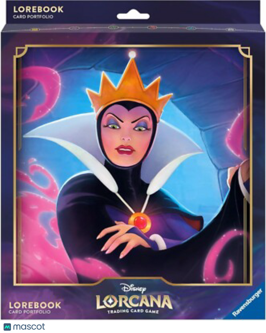 Disney Lorcana TCG Evil Queen 4-Pocket Lorebook Card Portfolio