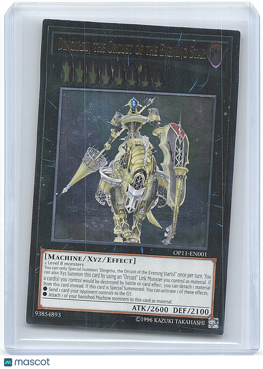 1996 Yu-Gi-Oh! Dingirsu, the Orcust of the Evening Star #OP11-EN001