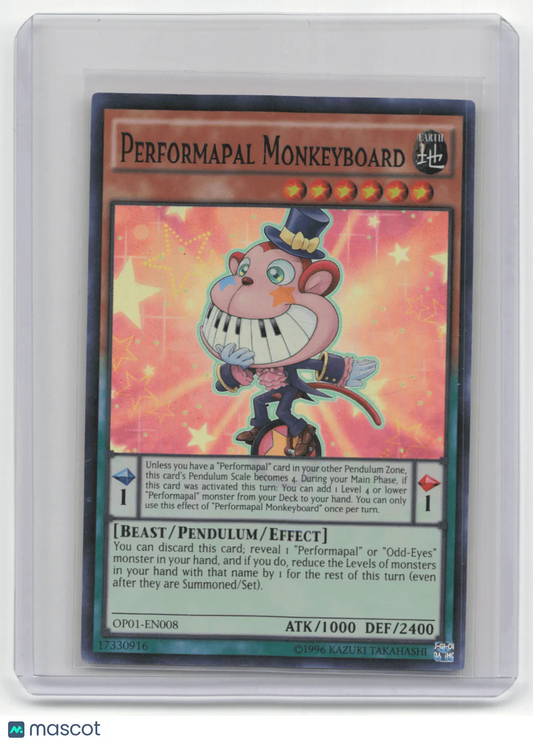 2016 Yu-Gi-Oh! Performapal Monkeyboard OTS Tournament Pack 1 #OP01-EN008 English - Papa Joey's Collectibles