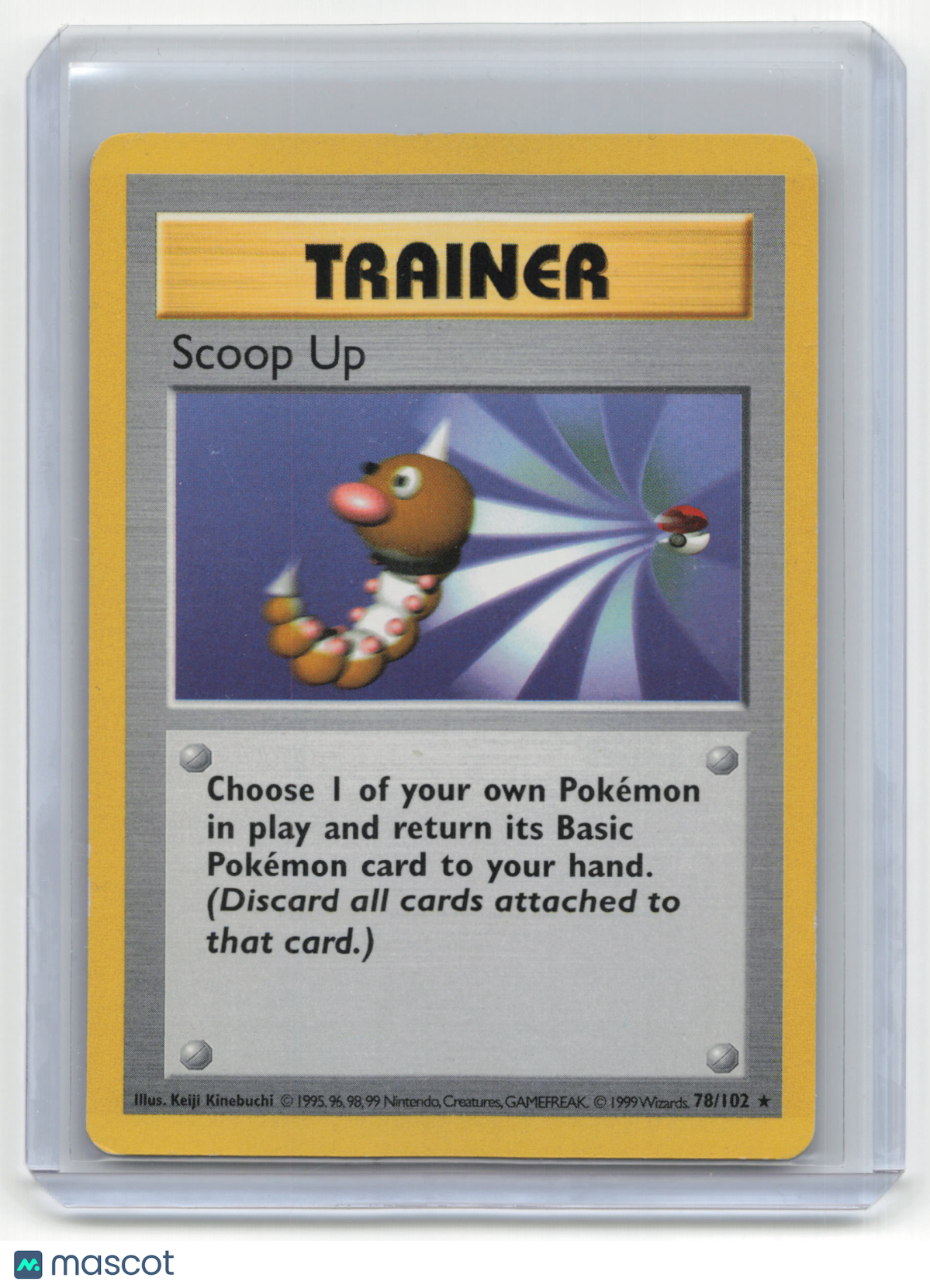 1999 Pokemon Scoop Up Base Set #78/102 Mod Played Shadowless