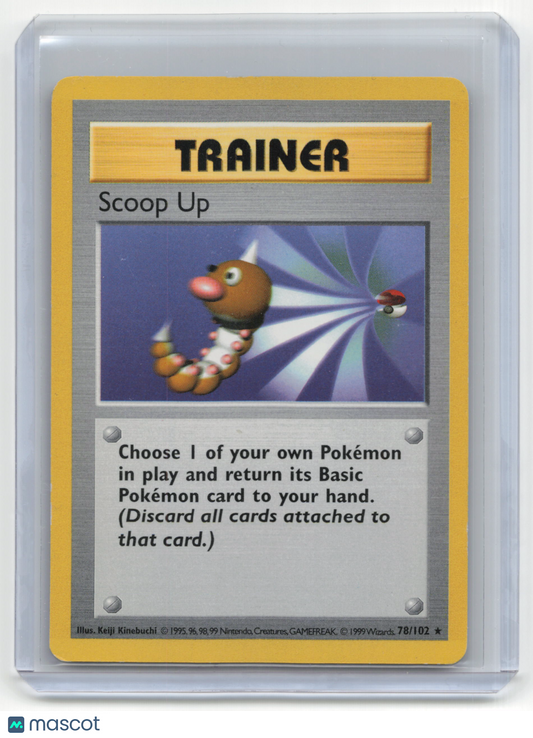 1999 Pokemon Scoop Up Base Set #78/102 Mod Played Shadowless