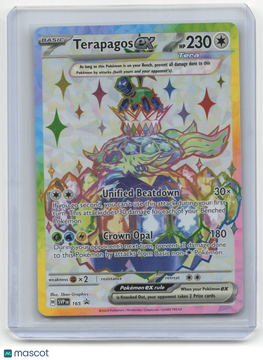 2024 Pokemon Terapagos Scarlet & Violet #165