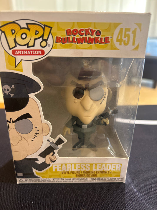 POP! Animation ROCKY & BULLWINKLE 451 Fearless Leader