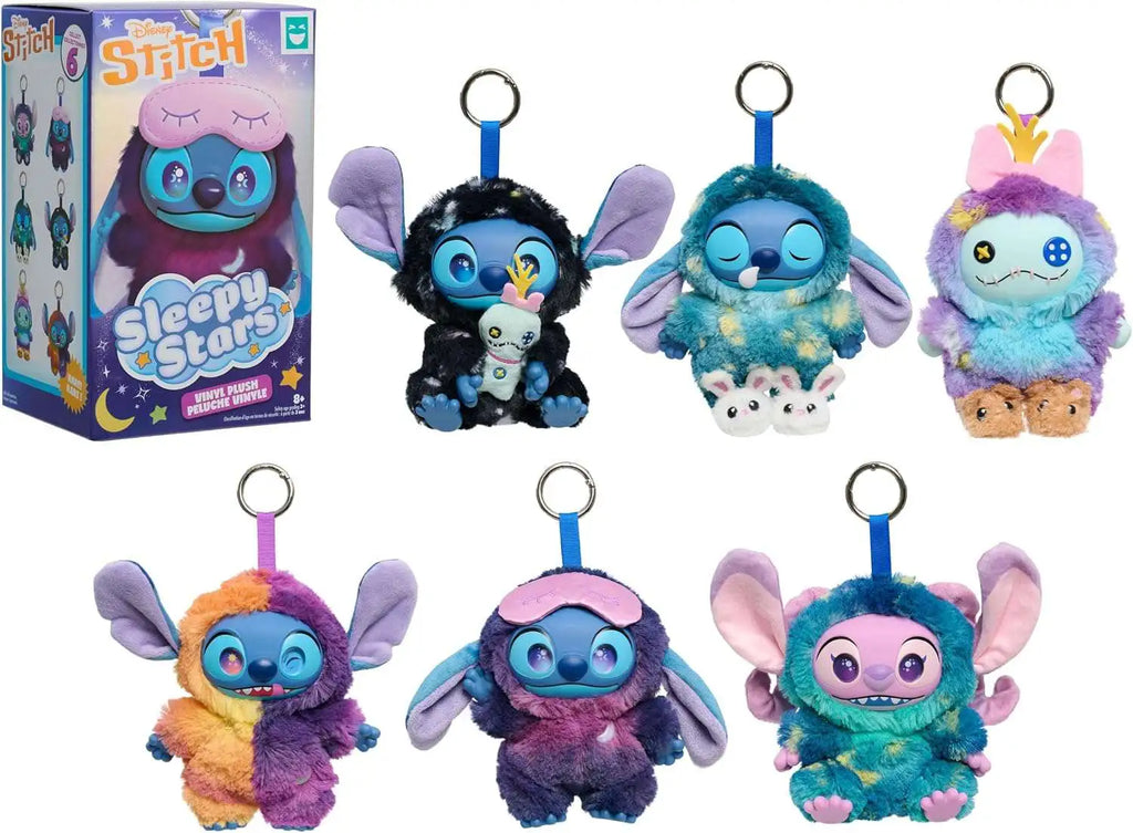 Disney Lilo & Stitch Happy Haul Sleepy Stars 5-Inch Vinyl Plush Blind Box