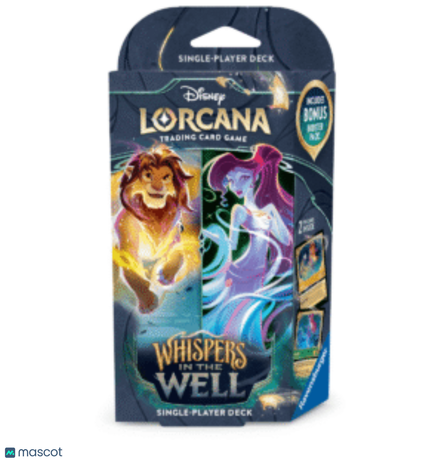 2025 Disney Lorcana TCG Whispers in The Well Amber & Emerald Starter Deck