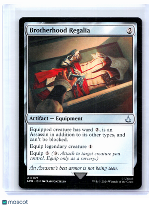 2024 Magic: TG—Brotherhood Regalia #0071 Assassin's Creed—Uncommon Nonfoil