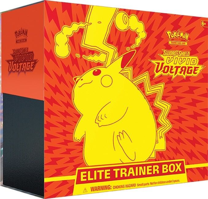 2020 Pokemon Sword & Shield Vivid Voltage Elite Trainer Box