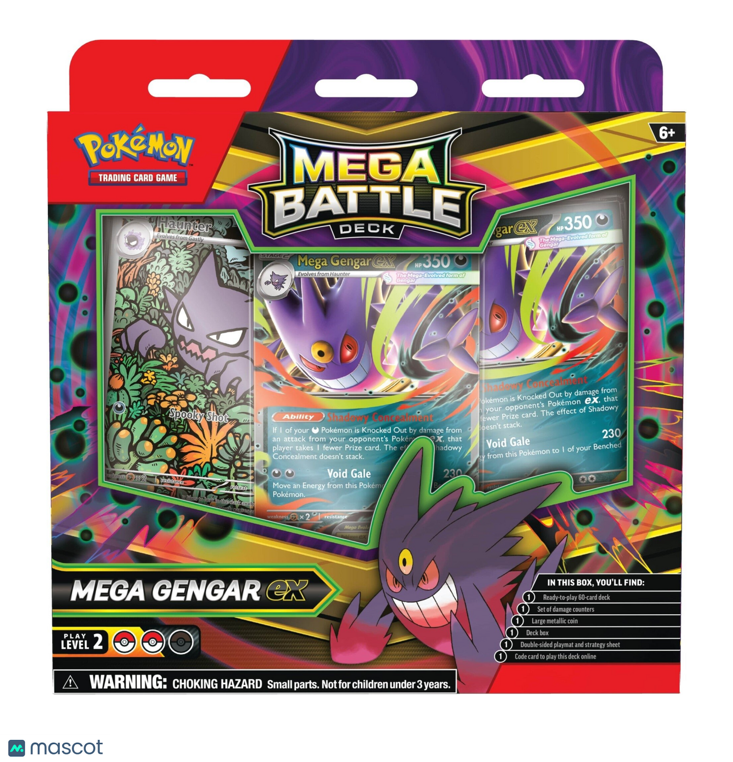 2025 Pokemon Mega Evolution (Mega Gengar ex) Mega Battle Deck
