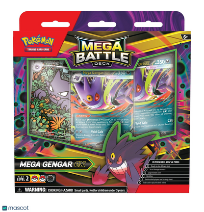 2025 Pokemon Mega Evolution (Mega Gengar ex) Mega Battle Deck