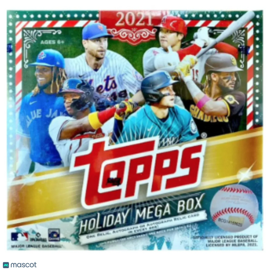 2021 Topps Holiday Baseball Mega Box - Papa Joey's Collectibles