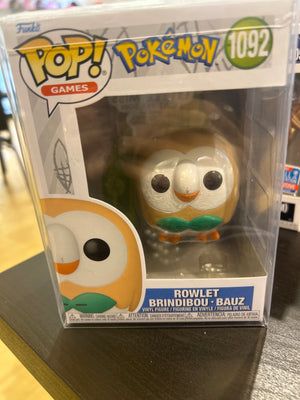 Pop! Games Pokémon 1092 ROWLET BRINDIBOU BAUZ