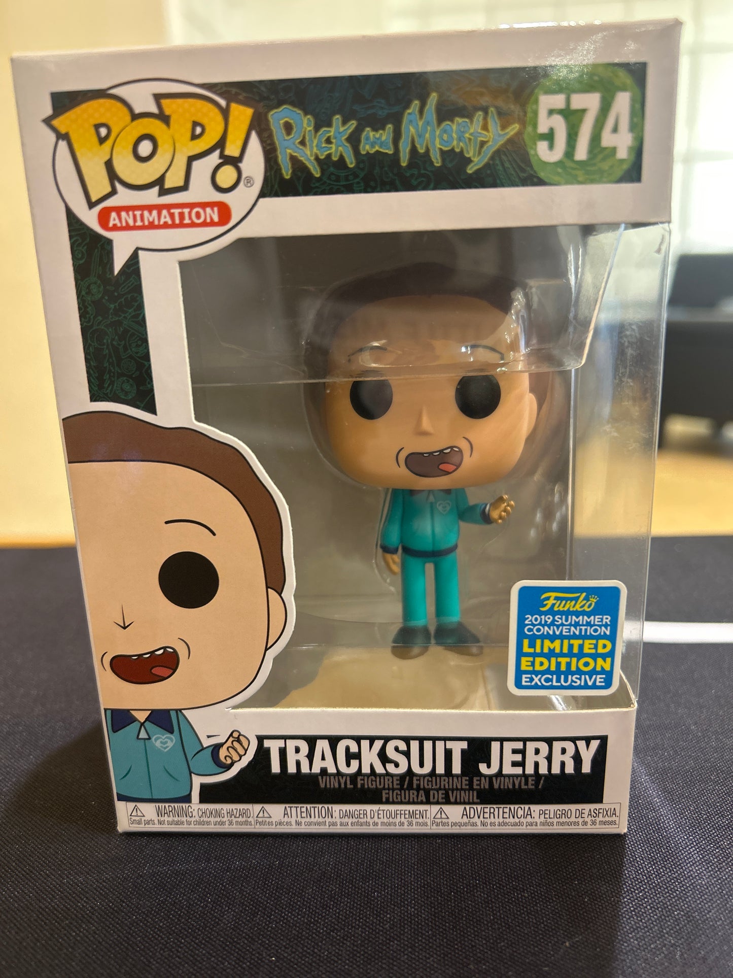 POP! Animation RICK & MORTY TRACKSUIT JERRY 19' Summer Convention Limited Edition