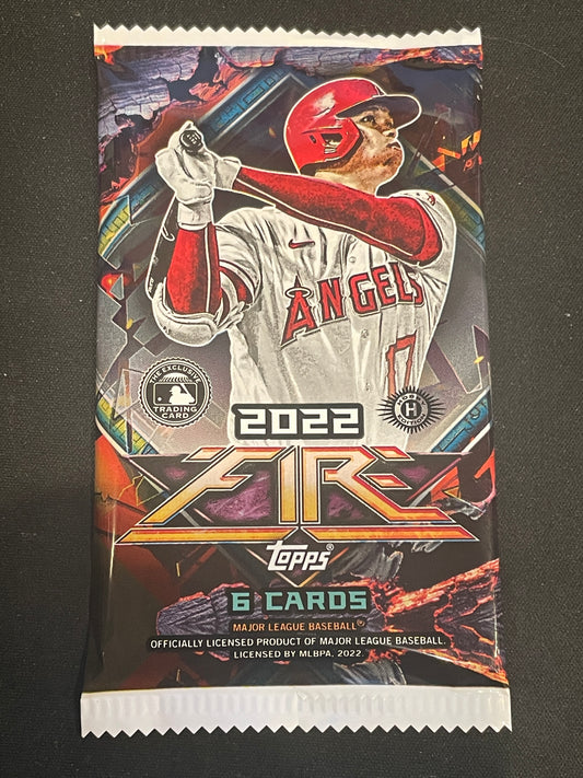 2022 Topps Fire Baseball Hobby Pack