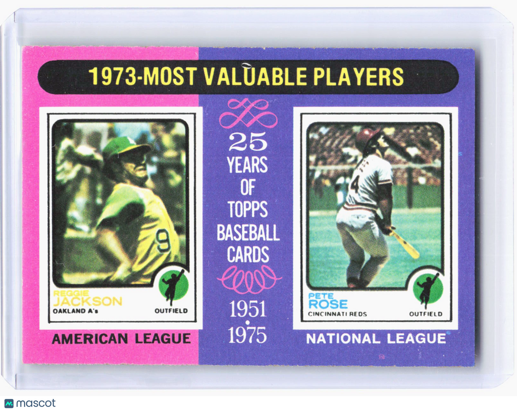 Topps 1975 Topps Baseball—1973 - Most Valuable Players #211 —Very Good