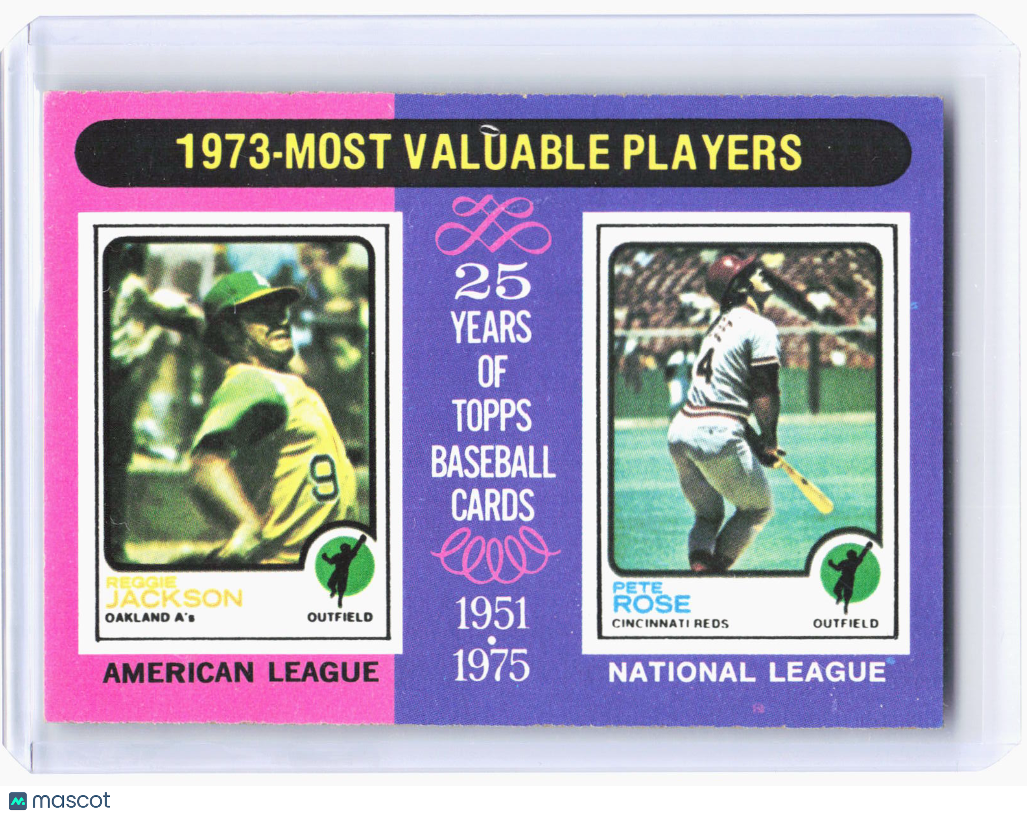 Topps 1975 Topps Baseball—1973 - Most Valuable Players #211 —Very Good