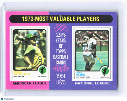 Topps 1975 Topps Baseball—1973 - Most Valuable Players #211 —Very Good