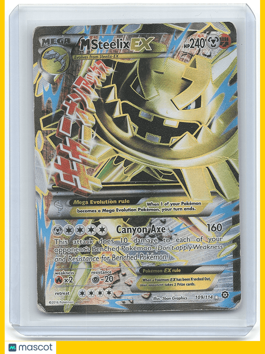 Pokemon Msteelix ex 2016 Pokemon #109/114 Damaged