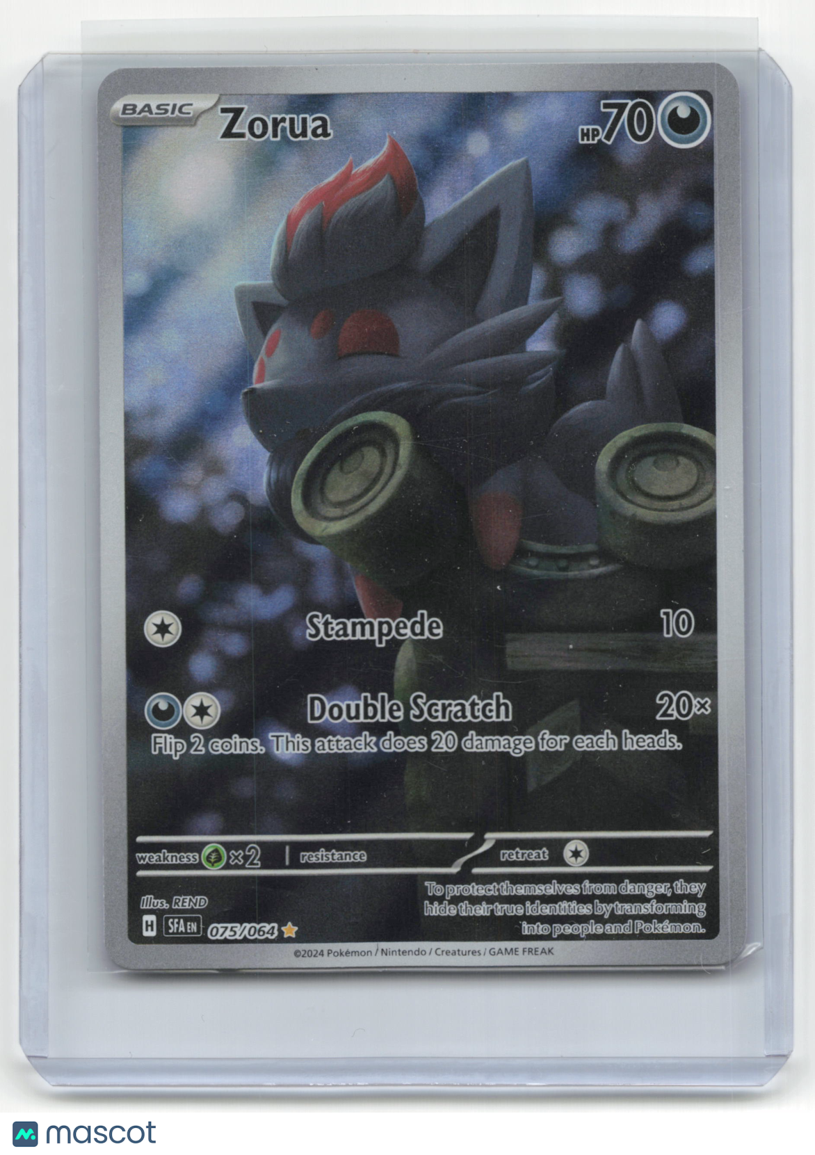 2024 Pokemon Zorua Shrouded Fable #075/064