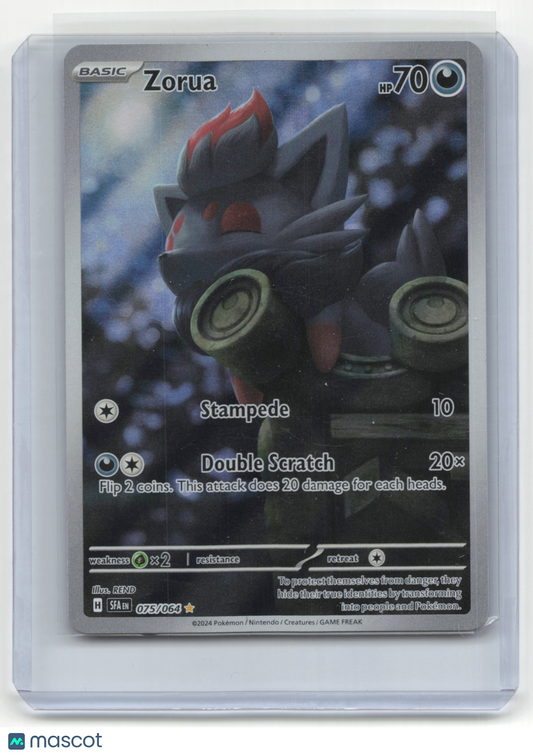 2024 Pokemon Zorua Shrouded Fable #075/064