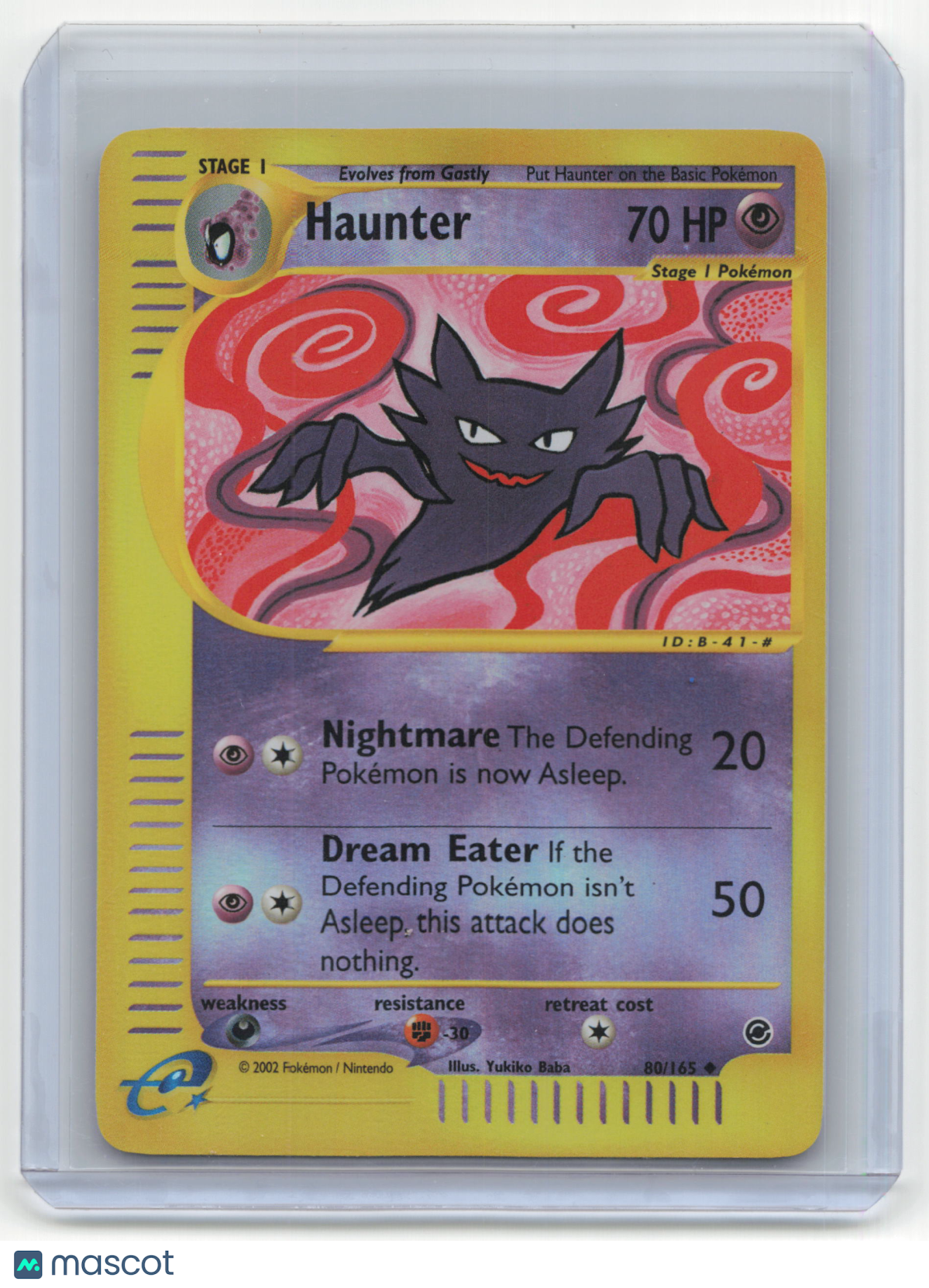 2002 Pokemon Haunter Expedition Base Set #80/165 Near Mint