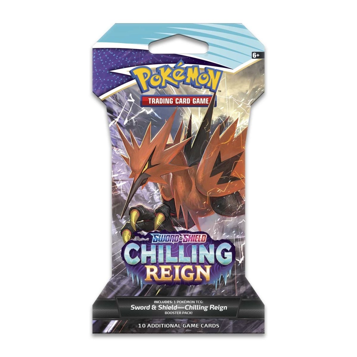 2021 Pokemon Sword & Shield Chilling Reign Sleeved Booster Pack
