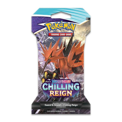 2021 Pokemon Sword & Shield Chilling Reign Sleeved Booster Pack