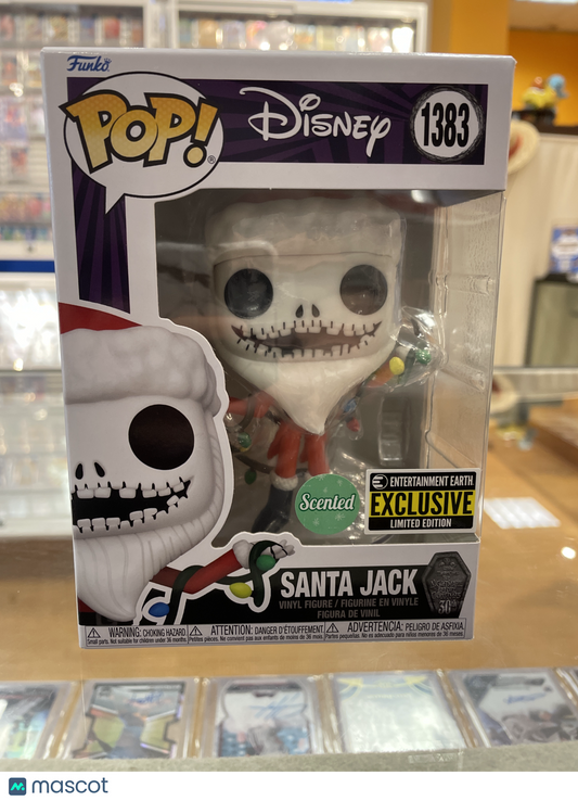 Funko The Nightmare Before Christmas Santa Jack #1383 (VG) EE Exclusive, Scented