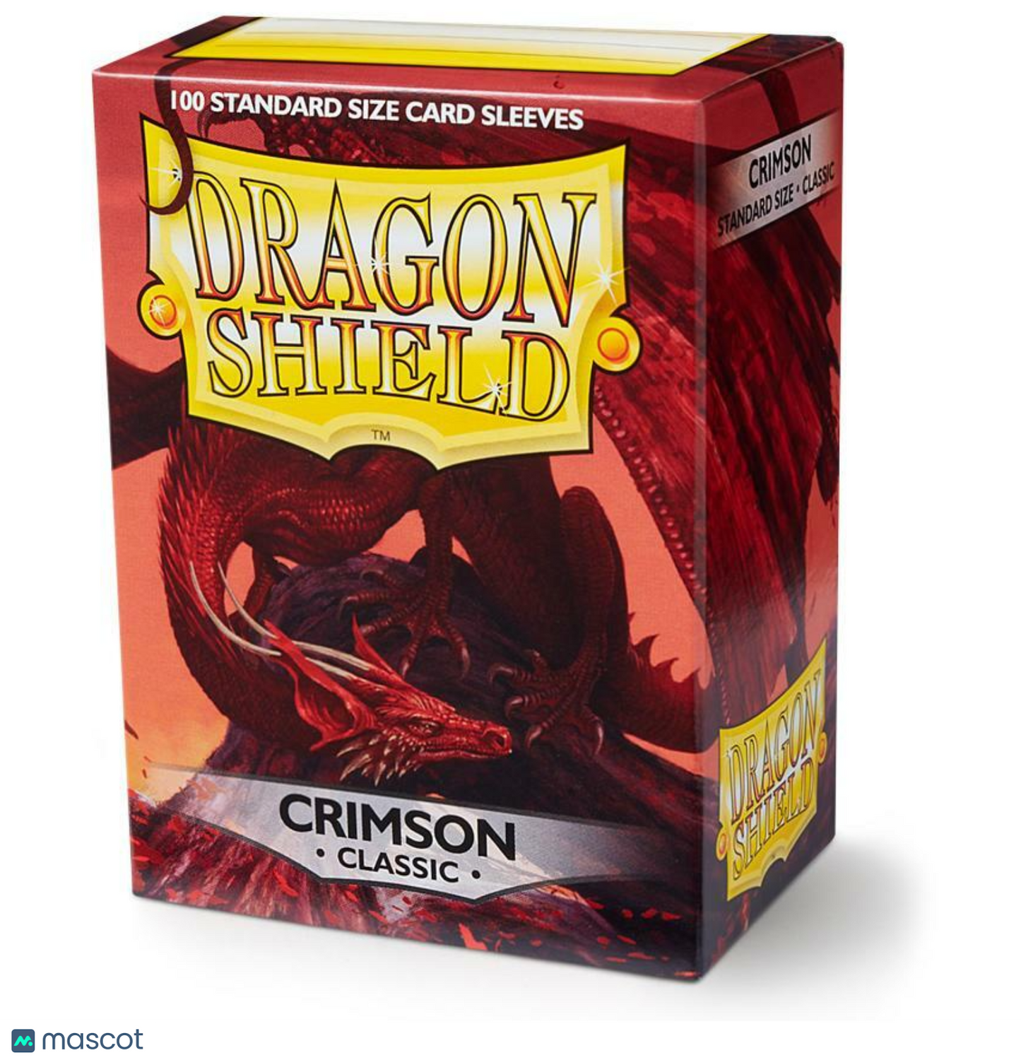 Dragon Shield Standard 20 Pt. Crimson Classic Card Sleeves