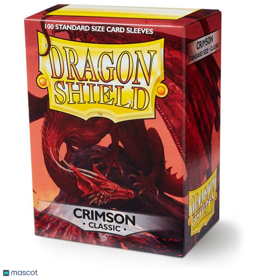 Dragon Shield Standard 20 Pt. Crimson Classic Card Sleeves