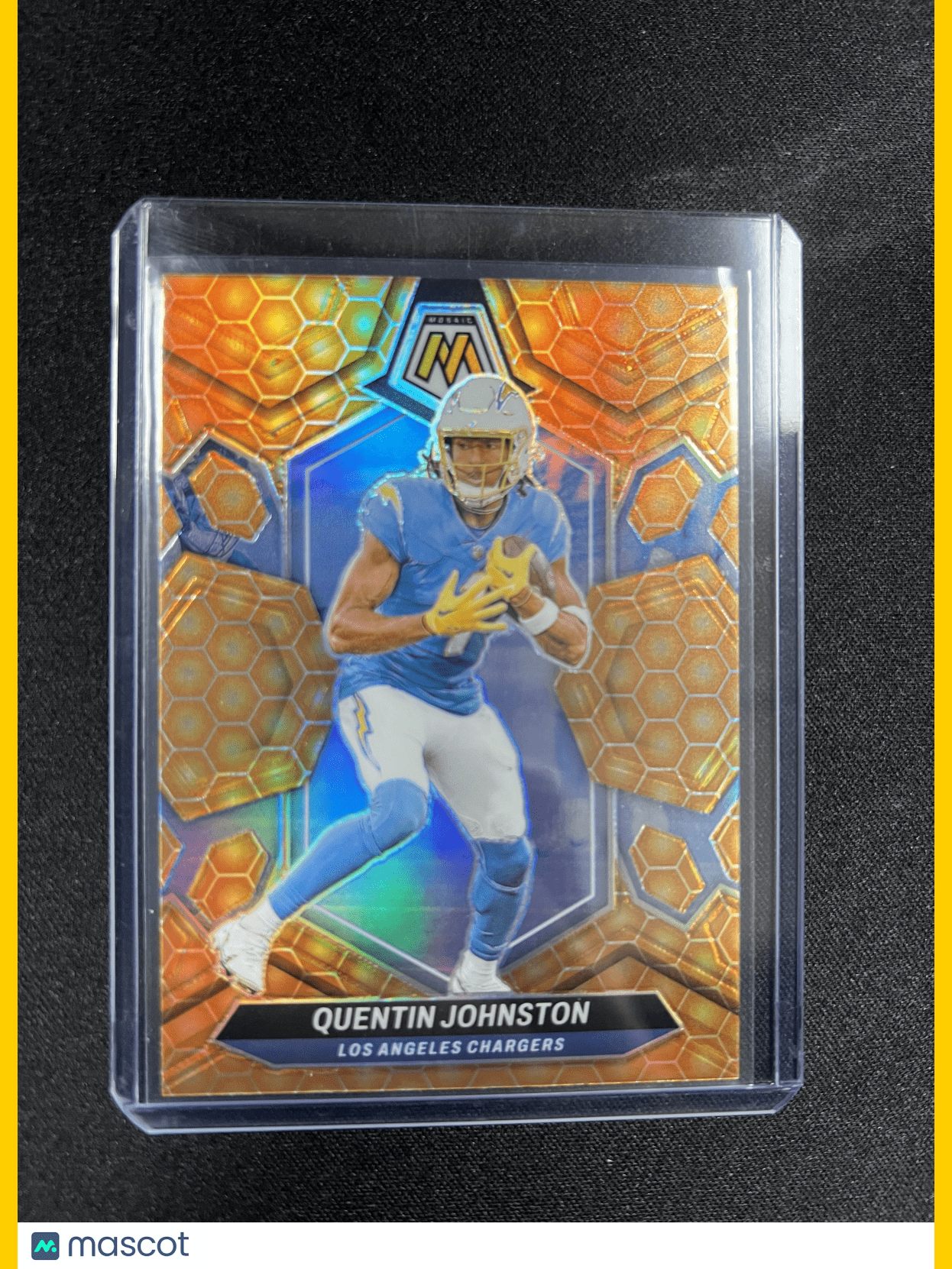 2024 Mosaic Football Quentin Johnston Honeycomb #123