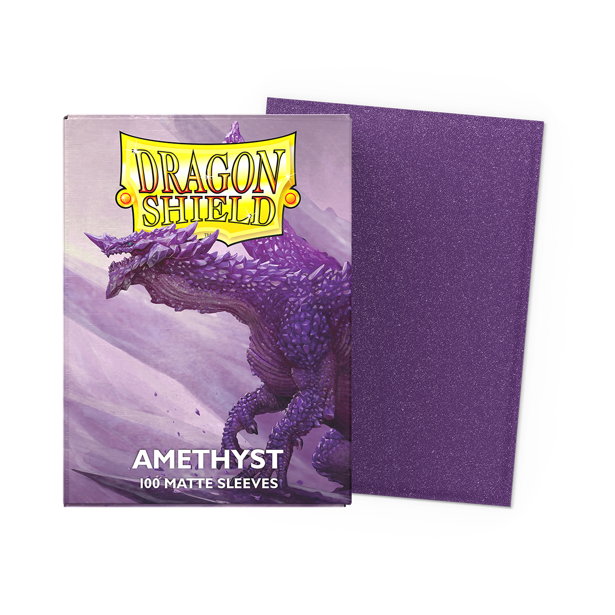 Dragon Shield Standard 20 Pt. Amethyst Matte Card Sleeves