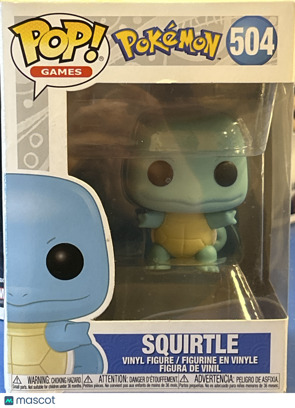 Funko Pokemon Squirtle #504 (Very Good)