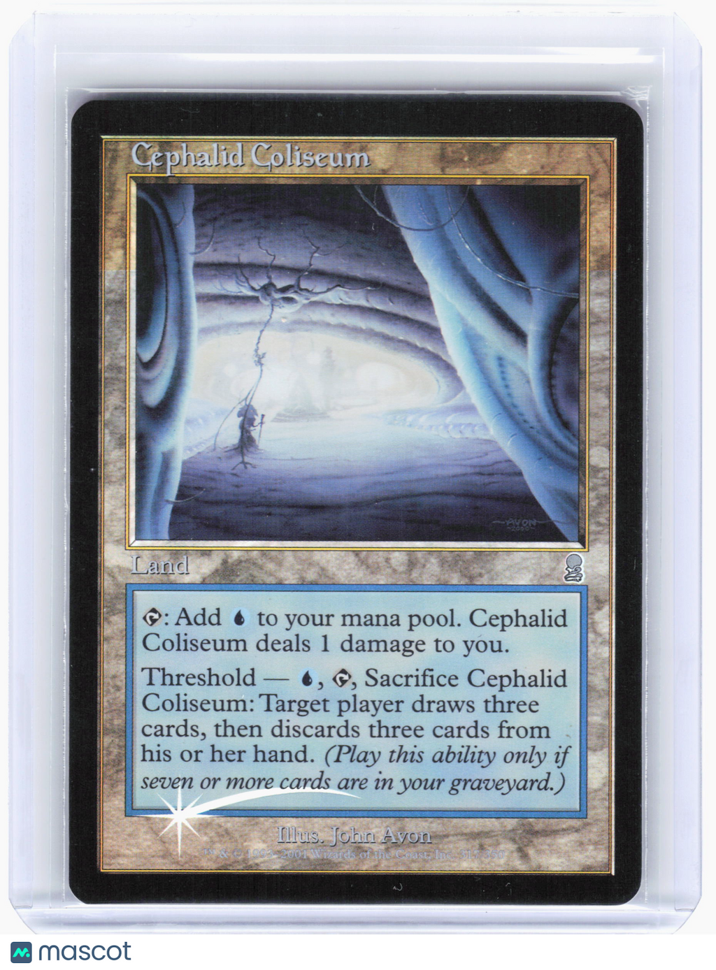 2001 Magic: The Gathering—Cephalid Coliseum #317 Odyssey—Foil [Lightly Played]