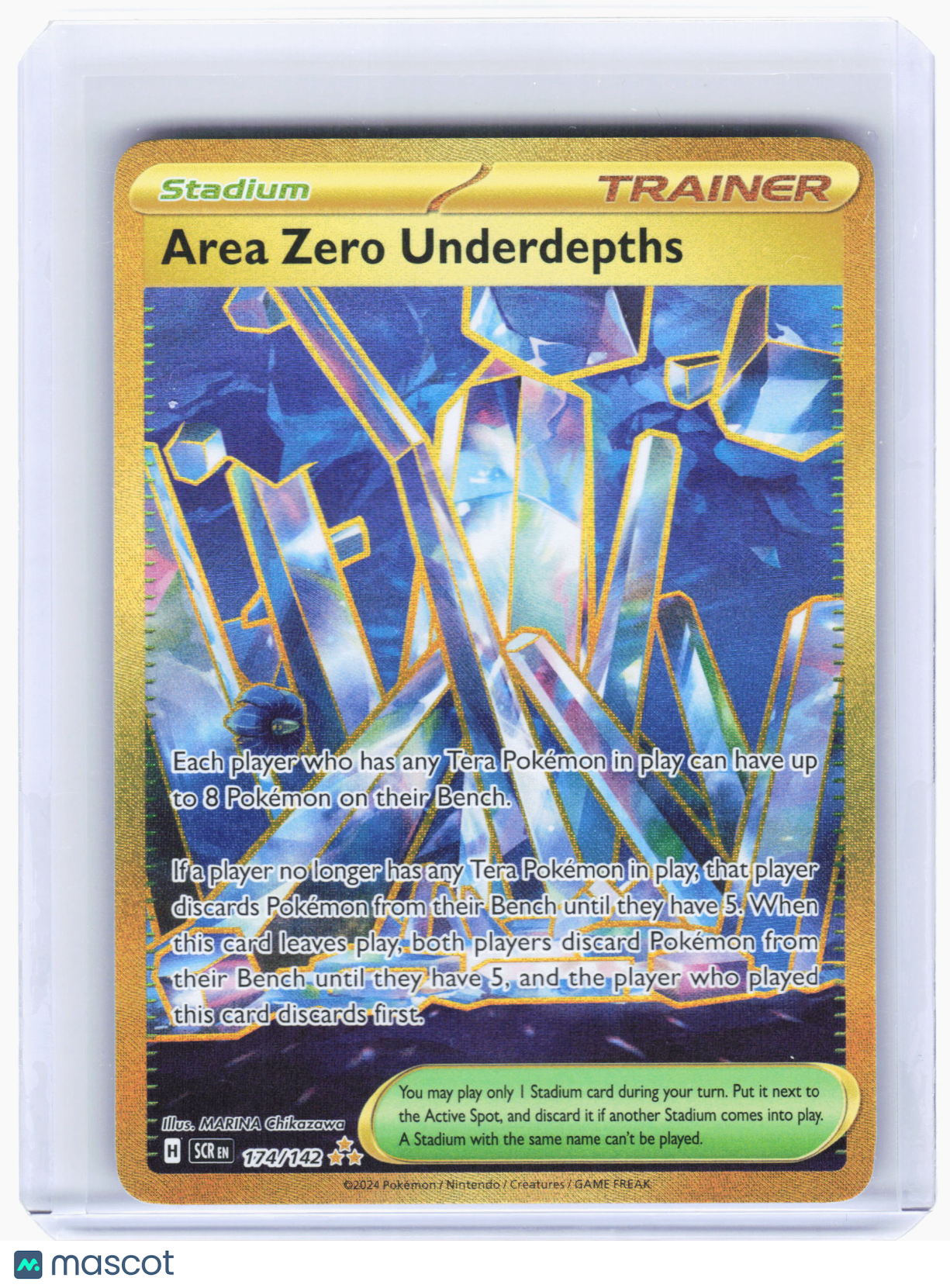 2023 Pokemon—Area Zero Underdepths #174/142 Stellar Crown—Hyper Rare Holo