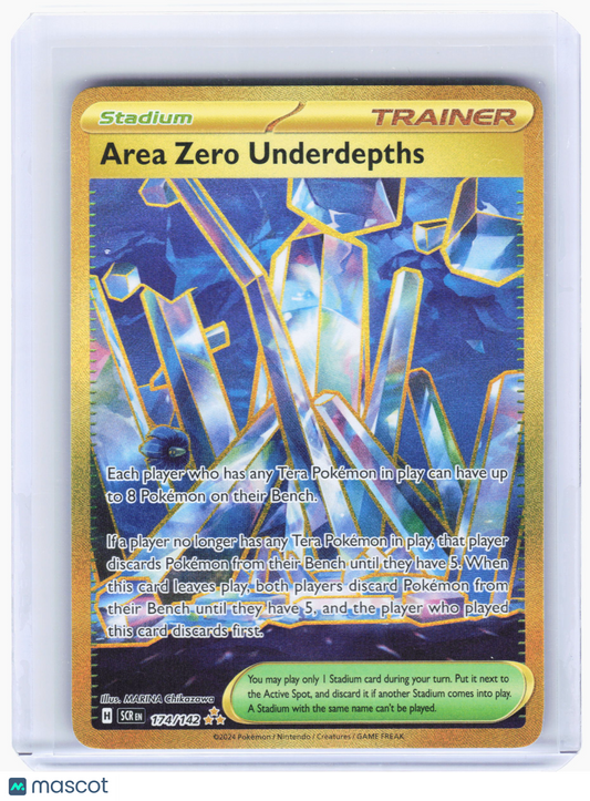 2023 Pokemon—Area Zero Underdepths #174/142 Stellar Crown—Hyper Rare Holo